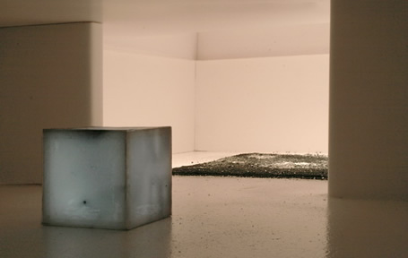 Sina Seifee, installation, Box and Dust, maquette